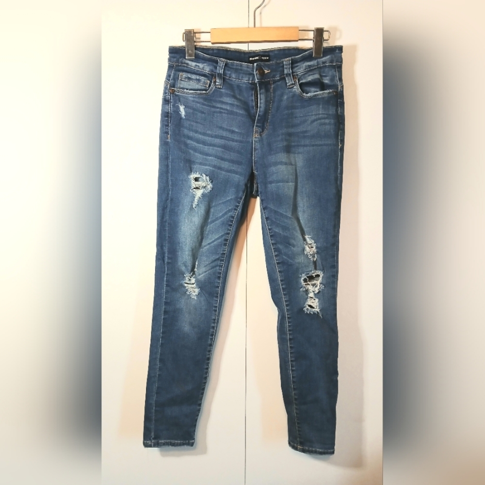Bluenotes Jordan Push-Up Jegging Size 10 Distressed Stretch Denim